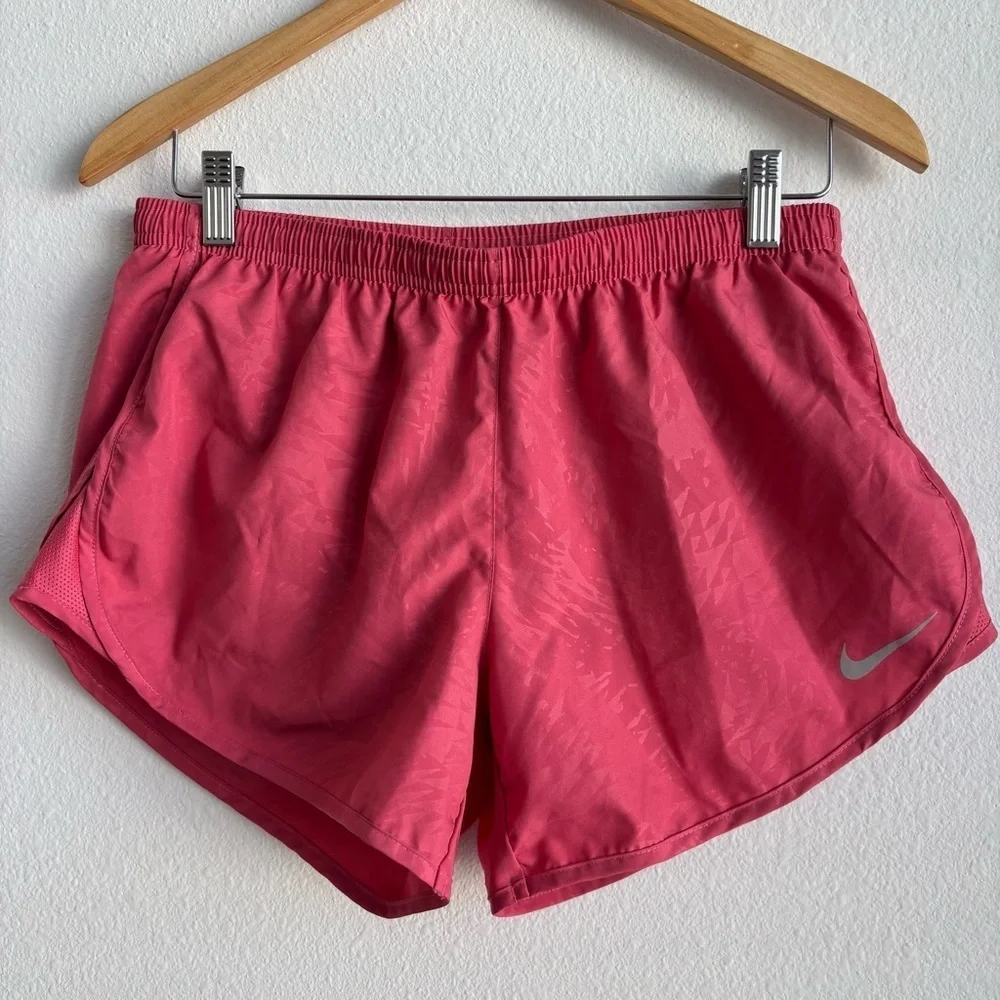 Nike Dri-Fit Tempo Running Pink Athletic Lined Drawstring 3